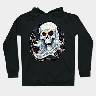 Eerie Halloween Ghoul Art - Spooky Season Delight Hoodie